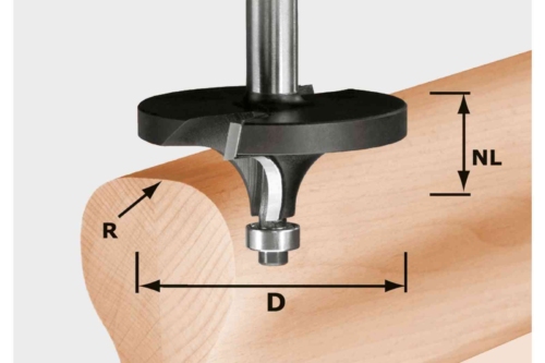 Festool suapvalinimo freza HW R16/D64/26 S12