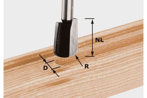 Festool  vandens griovelių freza HW S8 R5
