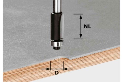 Festool sulyginimo freza HW S8 D12,7/NL25