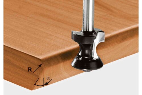 Festool  suapvalinimo / nuožulnų freza HW S8 D23,1/R6/30°