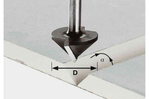 Festool  gipskartonio freza HW S8 D32/90°