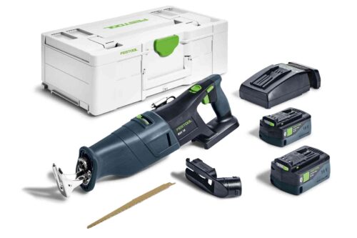 Festool  akumuliatorinis tiesinis pjūklas RSC 18 EB-5,0 EB-Plus